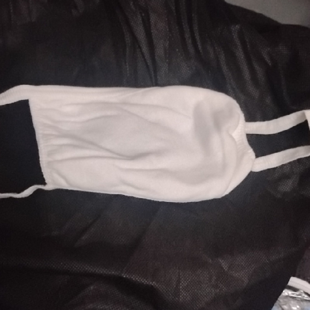 White Cloth Face Mask 5 pack